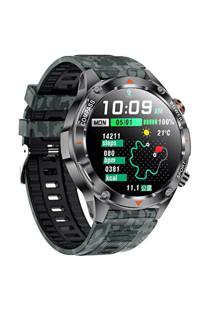 Microwear V 65 Καμουφλάζ Σιλικόνης Έξυπνο Ρολόι