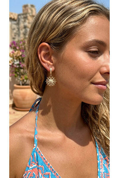 İNN JEWELLERY أقراط شوبينغ مقاومة للصدأ ومضادة للحساسية بتصميم كلاسيكي (ضمان ...