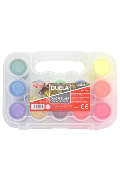 Daco Culori Gouache 20ml 6 Neon + 6 Metalice