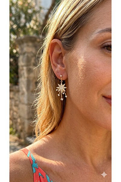 İNN JEWELLERY أقراط شوبينغ مقاومة للصدأ ومضادة للحساسية بتصميم كلاسيكي (ضمان ...