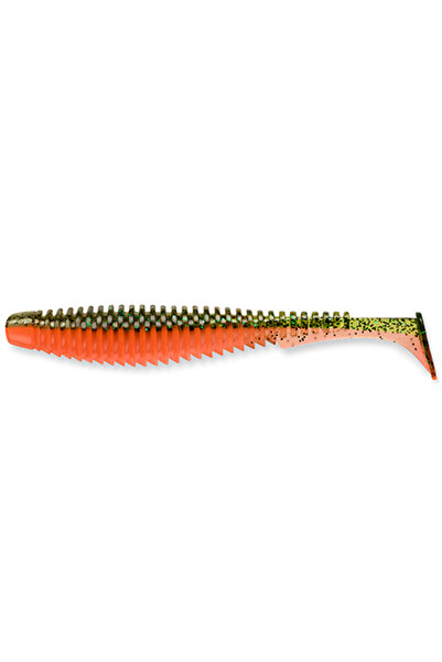 FishUp U-Shad 10.1cm #205 Watermelon Flo Orange 10.1cm #205 Watermelon Flo Or...