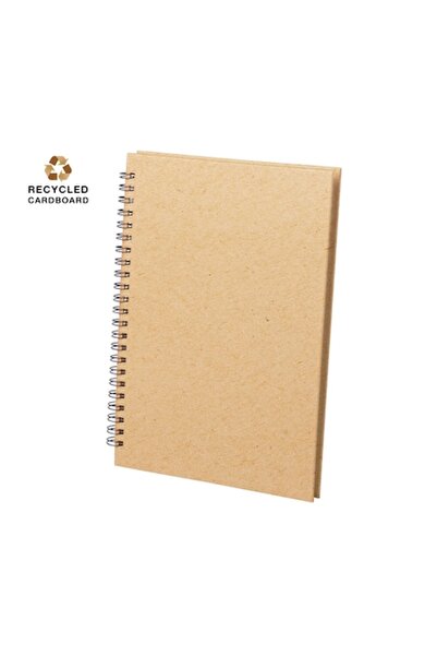 COLLECTİON Τετράδιο με ανθεκτικό εξώφυλλο από ανακυκλωμένο χαρτόνι, σε φυσικό...