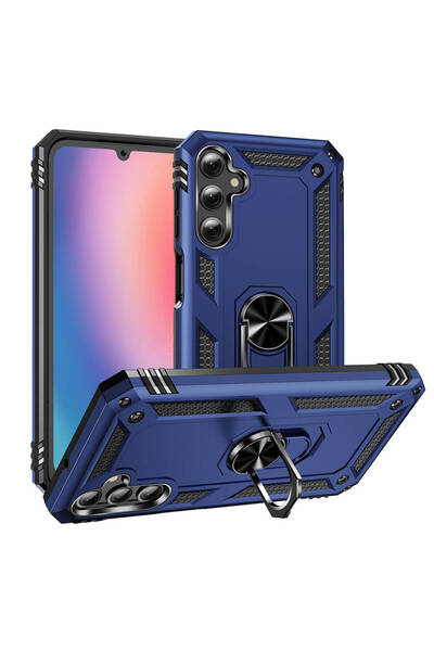 zore Galaxy A25 Case Brsa Vega Cover - Blue