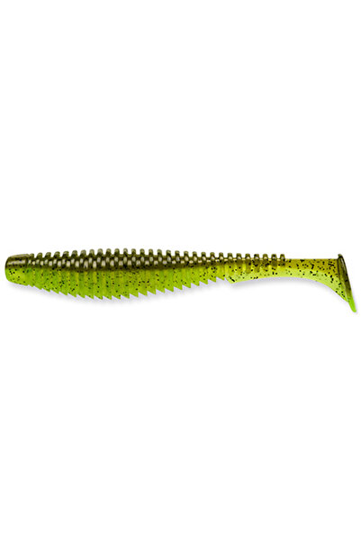 FishUp U-Shad 10.1cm #204 Green Pumpkin Chartreuse 10.1cm #204 Green Pumpkin ...