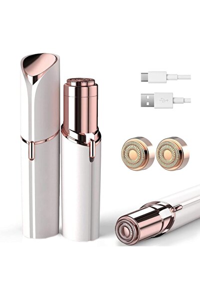 Arabest Facial Hair Remover for Women,Gentle,Painless,USB Rechargeable,2 Repl...