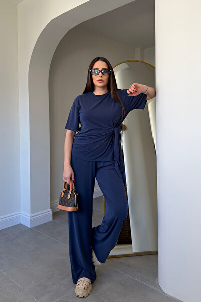 MAGARDE Νέα Σεζόν Σετ με Λεπτομέρειες Δεσίματος Premium - ΣΚΟΥΡΟ ΜΠΛΕ