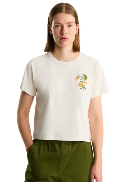 THE NORTH FACE W Flora Embro Regular Γυναικείο Μπλουζάκι Εξωτερικού Χώρου NF0...