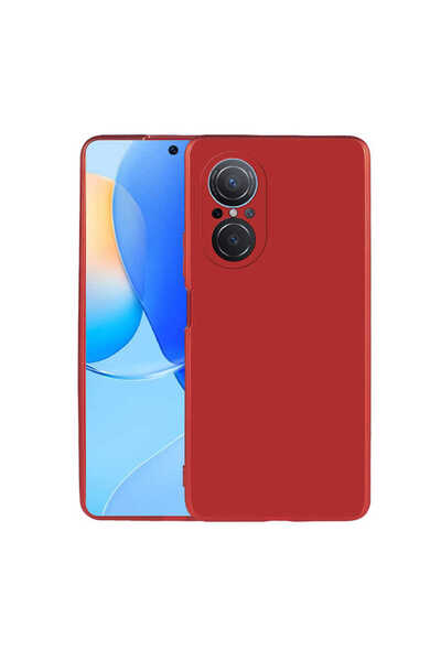 zore Huawei Nova 9 Se Case Brsa Premier Silicone Cover - Red