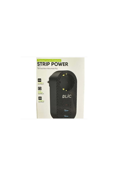 ecocenter Termal Akım Korumalı Priz Isıya karşı dayanıklı 2500watt 2 adet usb...