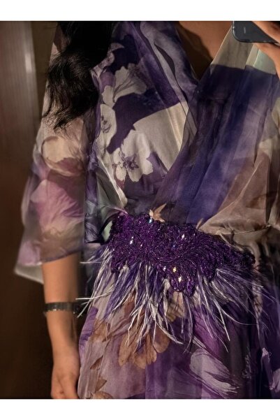 Habiba فستان مورد جميل ومريح