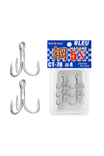 VANFOOK Άγκυρες Υπέρ-Βαρέως Τύπου CT-78 5X Τριπλά Αγκίστρια # 1/0