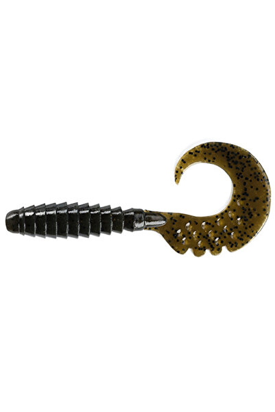 FishUp Fancy Grub 5cm #043 Watermelon Brown Black 5cm #043 Watermelon Brown B...