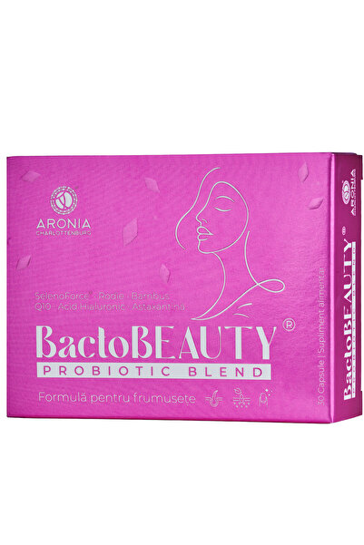 Aronia Charlottenburg BactoBEAUTY ®   o formulă premium pentru frumusețea interioară, cu probiotice, prebiotice, vitamine, plante și antioxidanți