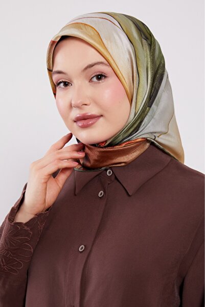 Levidor Μαρμάρινο κασκόλ με ντεγκραντέ σχέδιο και λαμπερά κρύσταλλα