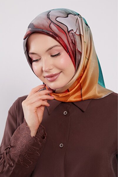 Levidor Μαρμάρινο κασκόλ με ντεγκραντέ σχέδιο και λαμπερά κρύσταλλα