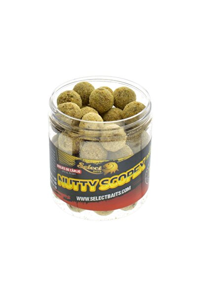 Select Baits Nutty Scopex 16mm Ειδικά Σκληρυμένα Μπόιλις για Αγκίστρια