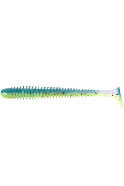 Keitech Shad Swing Impact Slim Violet Chart Red Flake EA#20T 10cm
