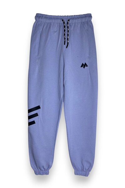 Merve Nur Tekstil Boys' Seasonal Elastic Leg Sweatpants with Print Detail
