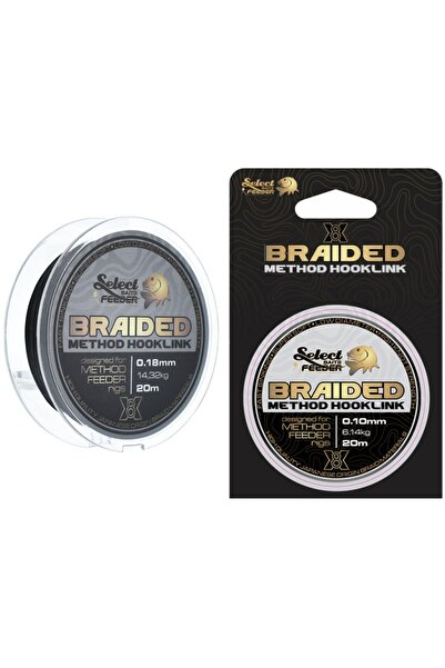 Select Baits Υφασμάτινη πετονιά X8 Method Feeder Braid Silt Μαύρο 0.14mm - 11...