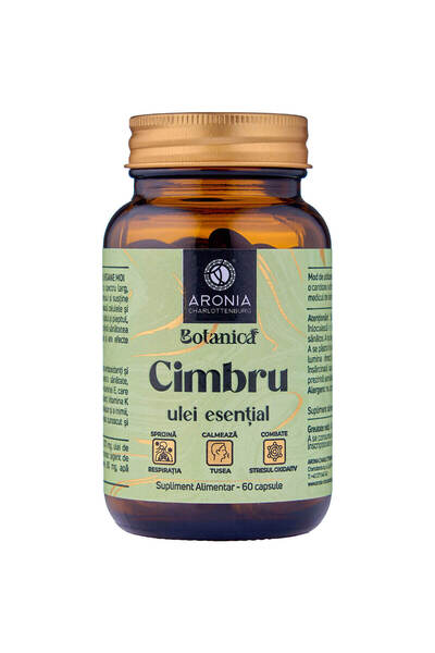 Aronia Charlottenburg Αιθέριο Έλαιο Θυμαριού — 60 κάψουλες με οφέλη για την α...