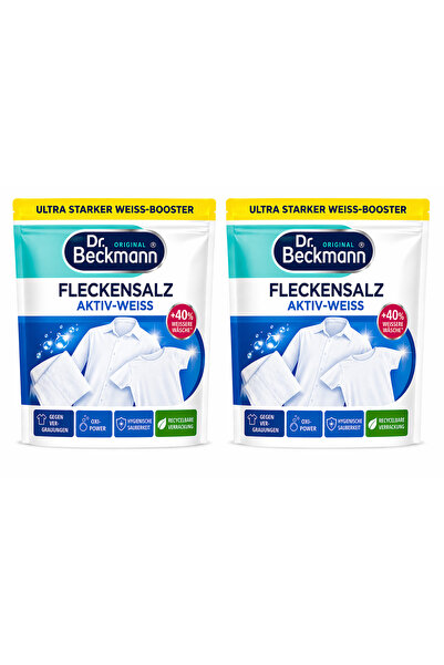 Dr.Beckmann Fleckensalz Aktiv-Weiß Leke Çıkarıcı Toz 400 g – Beyazlar İçin Ox...