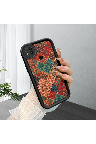 ucuc Redmi 9C/10A Compatible Black Silicone Case with Shockproof Camera Prote...