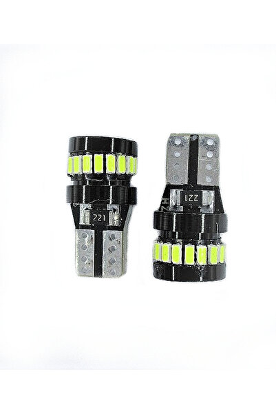 PARADOX SINCE 1992 LED T10 W5W 24 SMD 3014 12V CANBUS Λευκό Φως Σετ 2 τεμαχίων