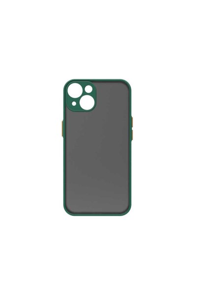 zore iPhone 14 Compatible Brsa Hux Case-Dark Green