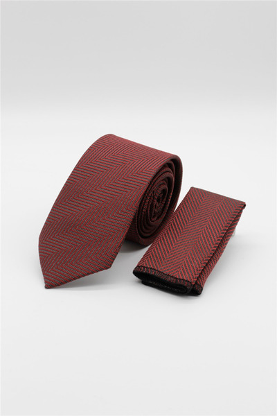 İmza Γραβάτα με μπορντό σχέδιο 6 εκ. 1090260117