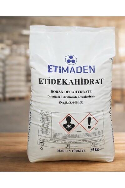 ETİ MADEN BORAKS DEKAHİDRAT 25KG ORJİNAL AMBALAJ