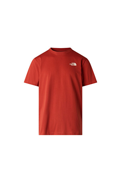 THE NORTH FACE Ανδρικό καθημερινό μπλουζάκι M Vertical Regular, κόκκινο T-shirt