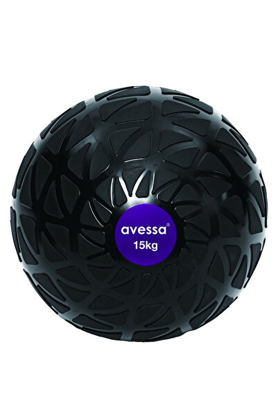 AVESSA 15 KG Slam Ball – Kardiyo & Güç Antrenman Topu - Zıplamayan Yapı - Day...