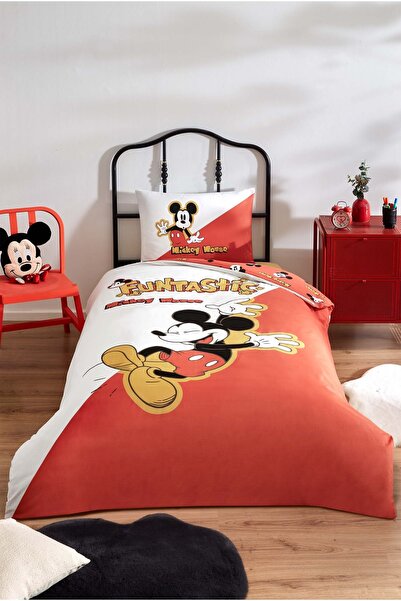 Özdilek Mickey Mouse Funtastic Disney Lisanslı Tek Kişilik Çocuk Nevresim Takımı