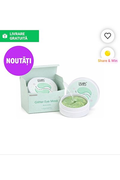 Ushas Cosmetics Επιθέματα ματιών με υαλουρονικό οξύ 60 τεμάχια