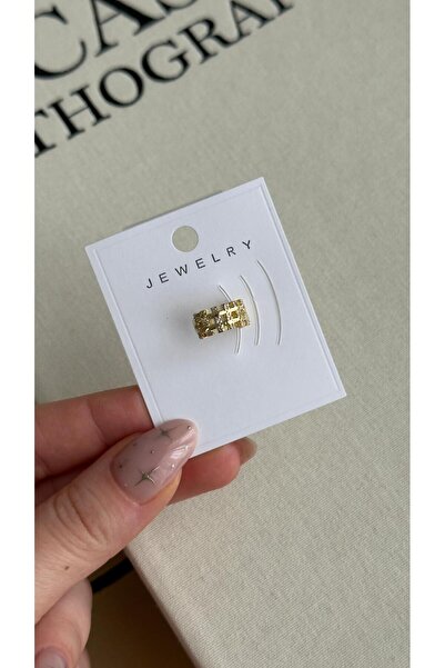 İREM YILDIZ Premium Zirkon Taşlı Gold Ear Cuff Deliksiz Kulak Küpesi