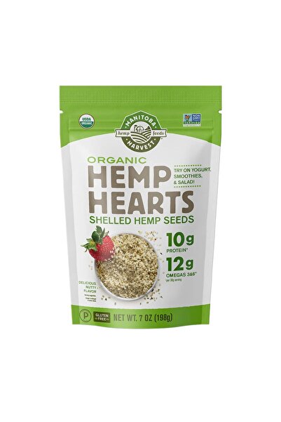 Manitoba Harvest Organic Hemp Hearts, Shelled Hemp Seeds - 7oz