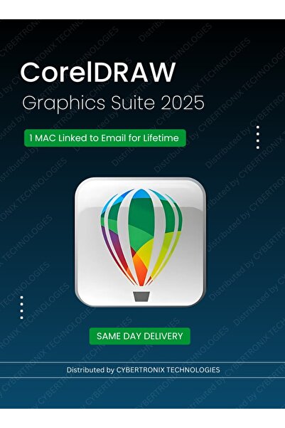 CORELDRAW مجموعة الرسومات 2025 |   جهاز واحد مدى الحياة |   ماك |   رخصة رقمي...