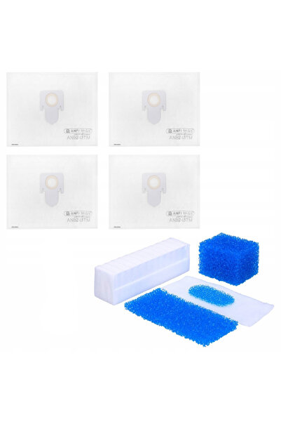 AreoSe Inlocuire Set 5 Filtre Si Sacii Pentru Aspirator Thomas Genius Twin Tt...