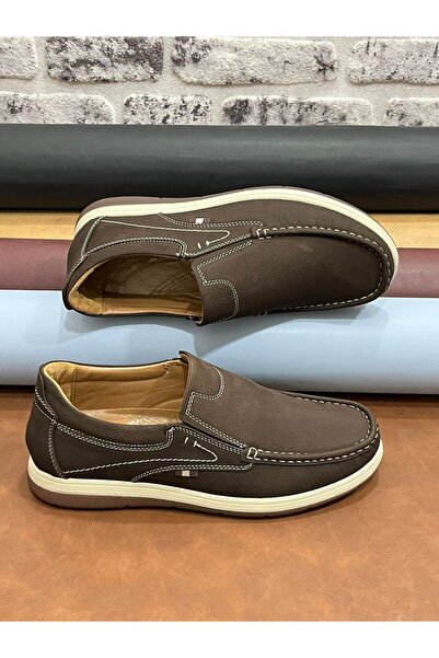 Deritarz Genuine Nubuck Leather Orthopedic Comfortable Lightweight Soft Men's...