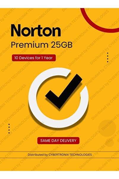 Norton بريميوم 25 جيجابايت |   10 أجهزة لمدة سنة واحدة |   كمبيوتر شخصي / ماك...