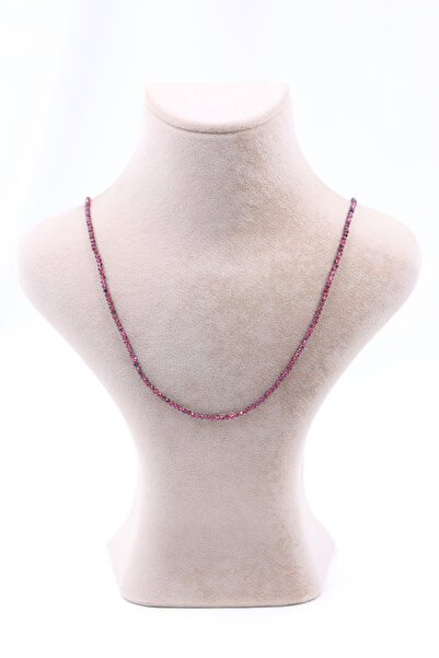 SAURACHI Purple Spinel Stone Pendant Natural Gemstone Faceted Cut 2-3 mm