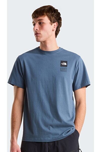 THE NORTH FACE M icon Celebration Regular Erkek Outdoor Tişörtü NF0A8GAS0U31 Gri