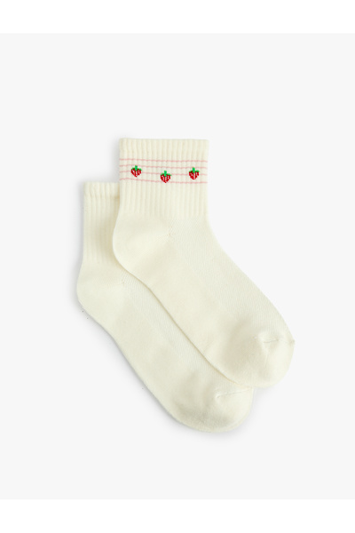 Koton Σετ 2 κάλτσες φράουλας