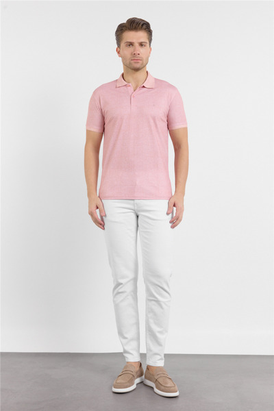 İmza Μπλουζάκι με κοντό μανίκι σε στυλ πούδρας, με στάμπα, λαιμόκοψη πικέ, χω...