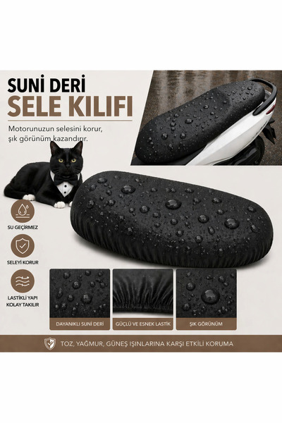 lawrenceshop Husa de protecție pentru șa motocicletei Kuba Space 50 Max, impe...