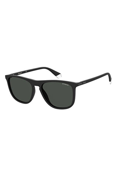 Polaroid Men's Sunglasses PLD 2092/S 003/M9, Black, Rectangular, 56 mm