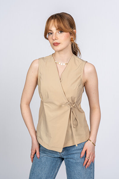 MissVina Υφασμάτινο γιλέκο αλεξίπτωτου διπλής στρώσης Carina