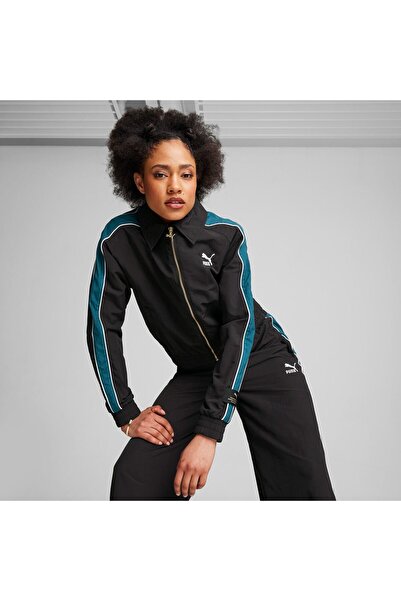 Puma T7 Track Kadın Siyah Eşofman Üstü
