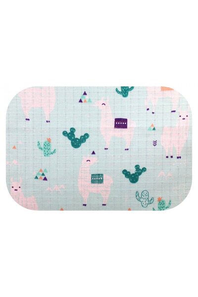 EgaKids Scutec din muselina 70x80 cm Tetra model Lama Mint