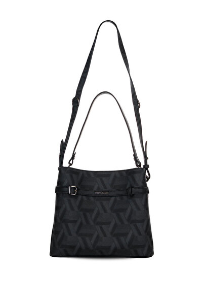 U.S. Polo Assn. Γυναικεία Τσάντα Ώμου Μαύρη US26116 – Καθημερινό, Κομψό Σχέδι...